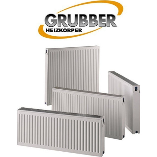 Grubber Θερμαντικο Σωμα Καλοριφερ Grubber Πανελ 22/600/1200 εξωτερικου βρογχου 2306kcal/h