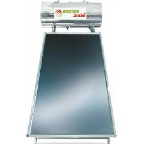 Ηλιακός Θερμοσίφωνας ECO SOL 150lt με επιλεκτική επιφάνεια (2,5 τετρ) 1 Συλλέκτης